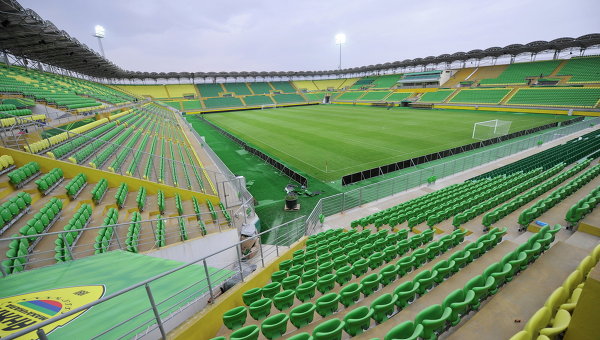 Anzhi Arena (opened as Khazar Stadium in 2003; remodeled from 2011-2013).