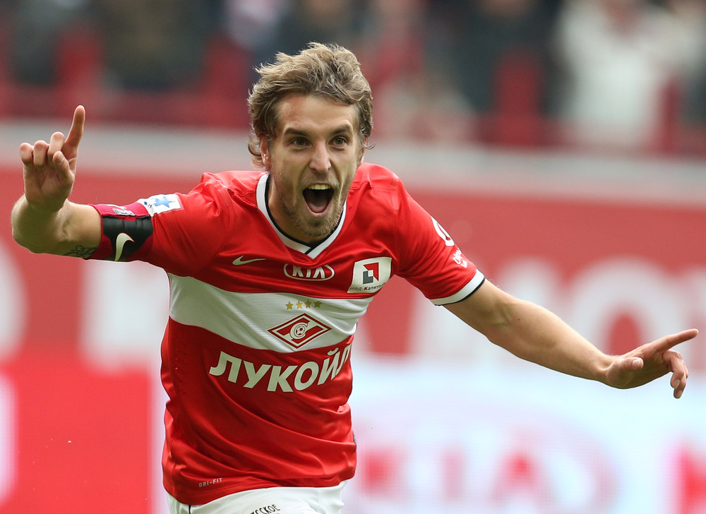 Dmitry Kombarov hopes to lead Spartak to a title this spring before making his World Cup debut.